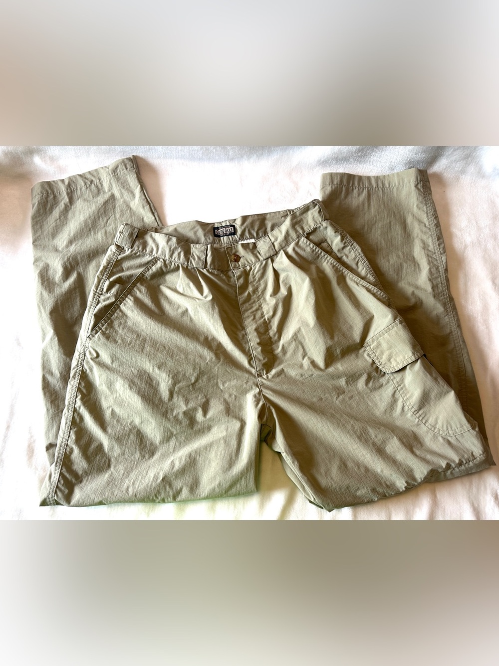 Vtg Guide Gear Cargo Pants Men
Medium SHT Utility Y2K
Baggy Techwear Tan